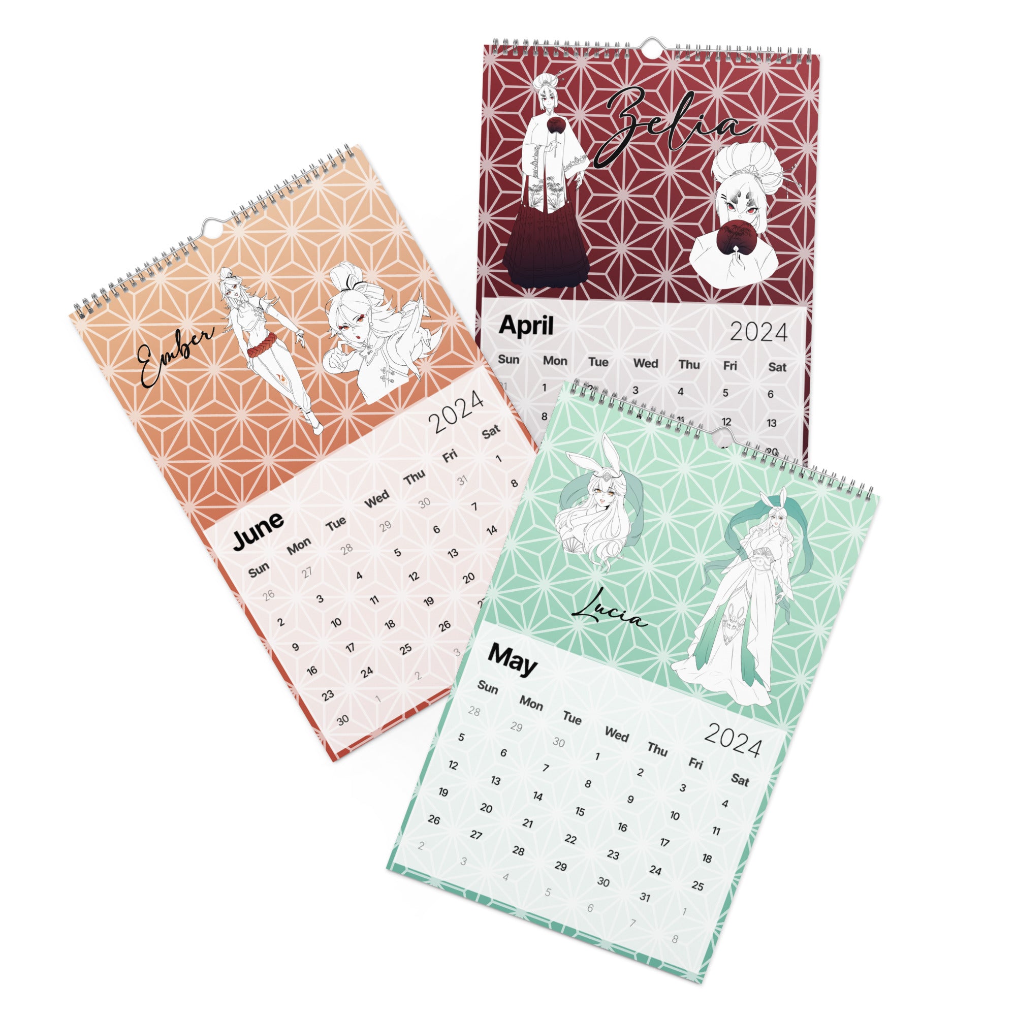 The Powerful Women of Artorian's Archives 2024 Wall Calendar