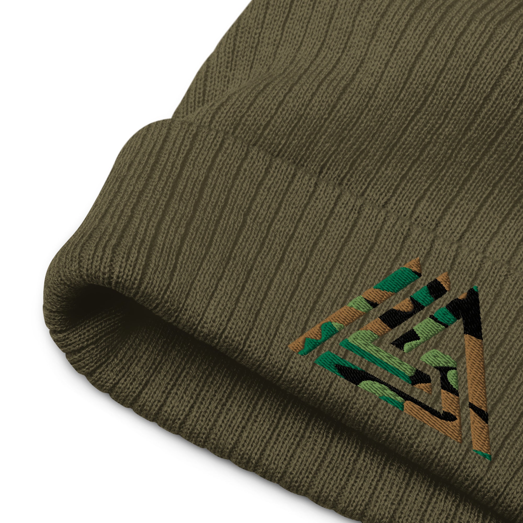 MDP Camo Ribbed knit beanie