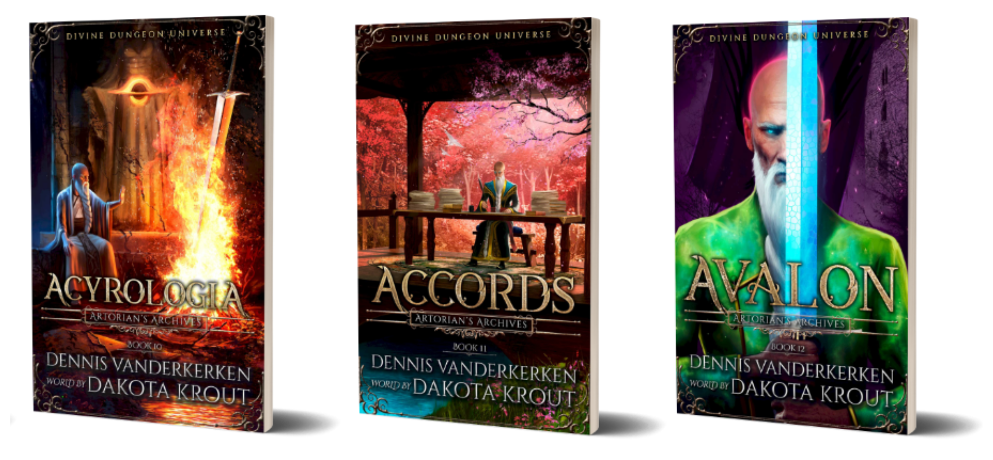 Artorian's Archives Signed Paperback Set (Books 10, 11, 12)