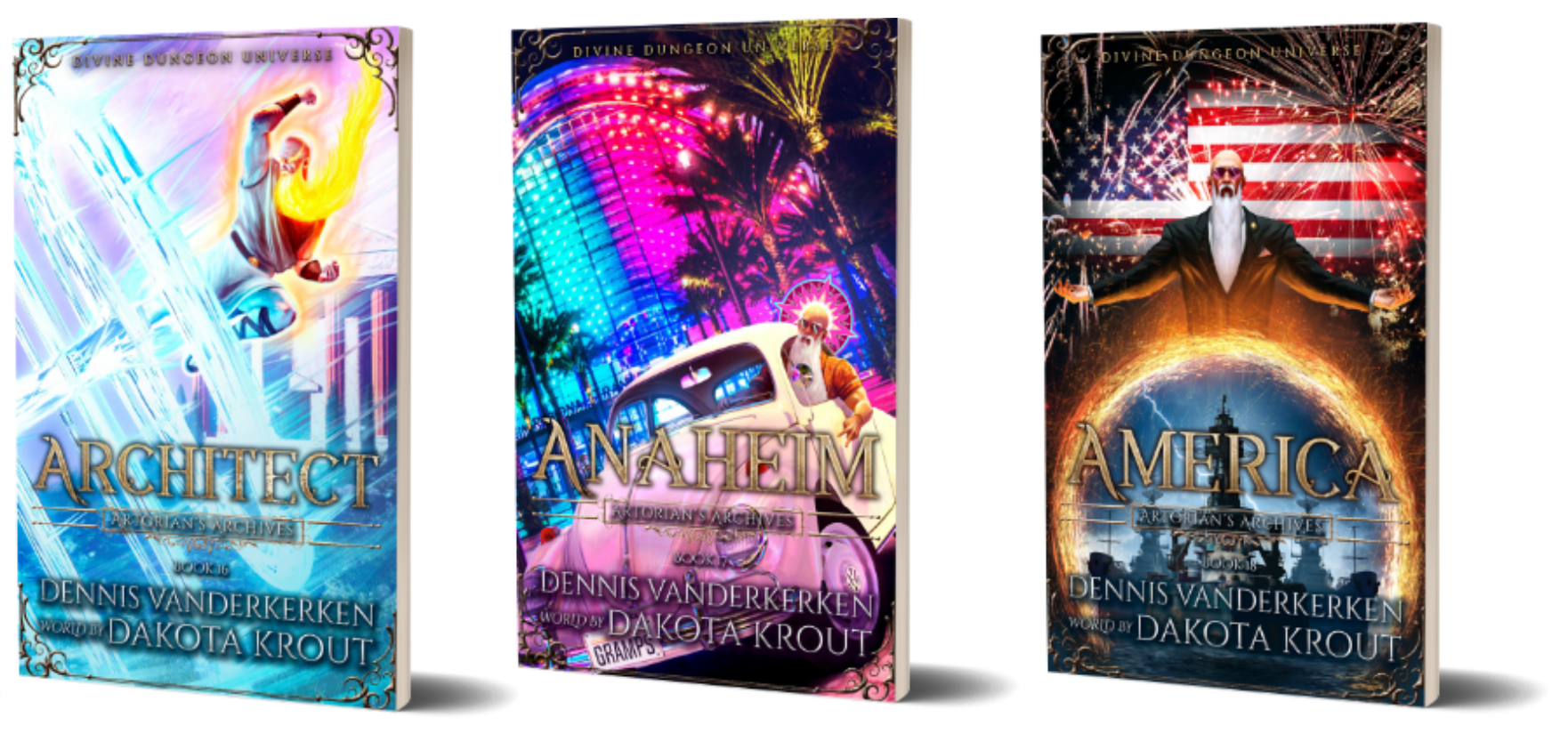 Artorian's Archives Signed Paperback Set (Books 16, 17, 18)