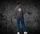 Unbound zip hoodie, design on back
