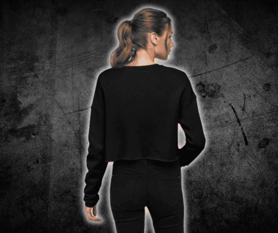 Melon Collie Crop Sweatshirt