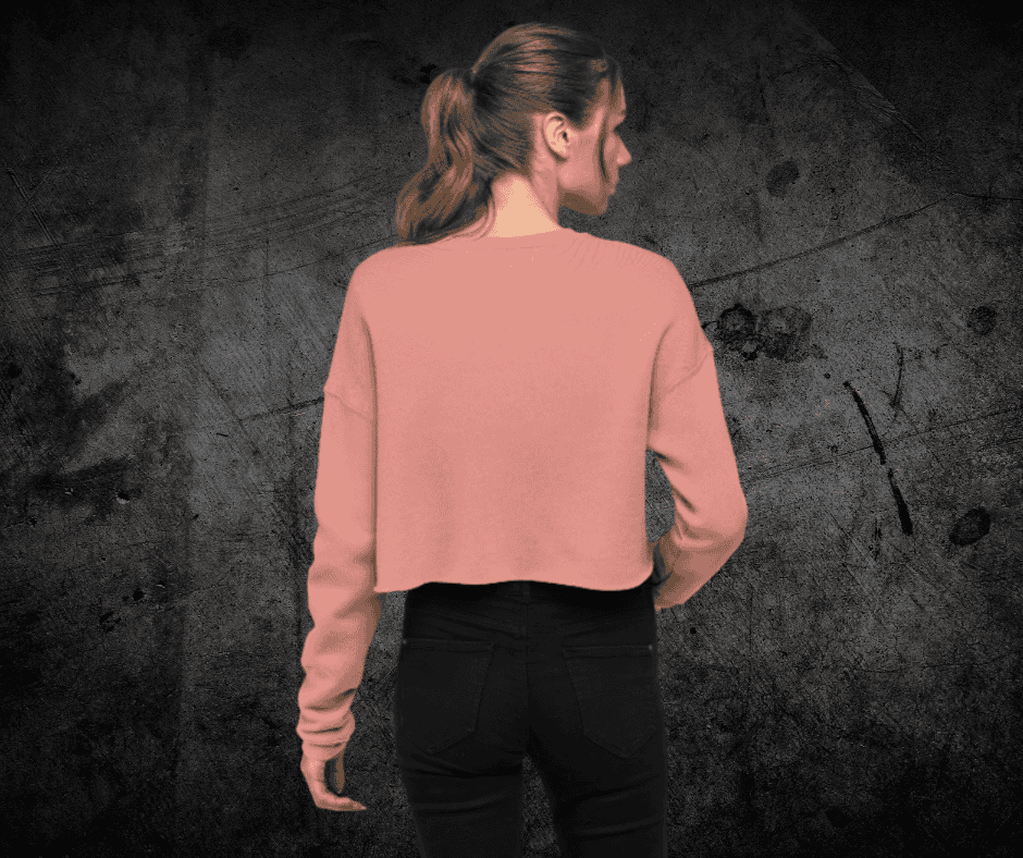 Melon Collie Crop Sweatshirt