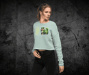 Melon Collie Crop Sweatshirt