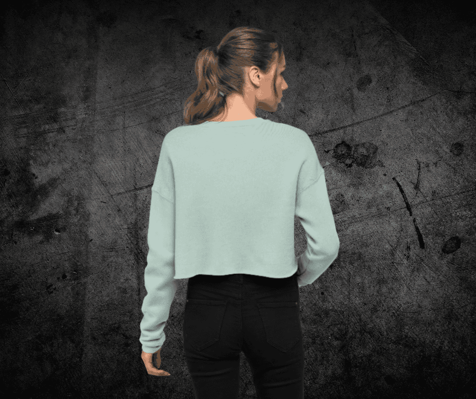 Melon Collie Crop Sweatshirt