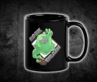 Blobby Black Glossy Mug