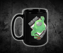 Blobby Black Glossy Mug