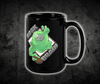 Blobby Black Glossy Mug