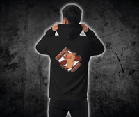 Fievil Raglan Hoodie with Embroidered Sleeve