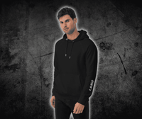 Fievil Raglan Hoodie with Embroidered Sleeve