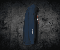 Fievil Heavy Blend Zip Hoodie with Embroidered Sleeve