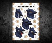 Emotions of Pit Sticker sheet