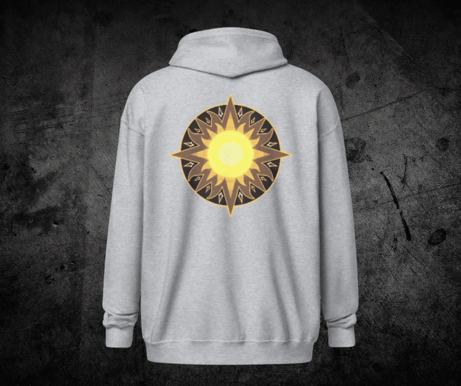 Artorian's Sun Zip Hoodie