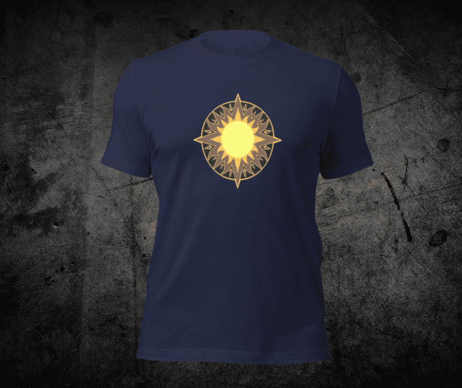 Artorian's Sun Tee in Blues