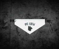 Pit Crew Pet bandana collar