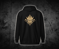 Unbound Unisex zip hoodie with embroidery