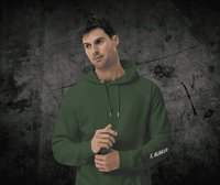 Blobby Raglan Hoodie With Embroidered Sleeve