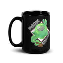 Blobby Black Glossy Mug