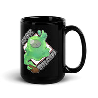 Blobby Black Glossy Mug