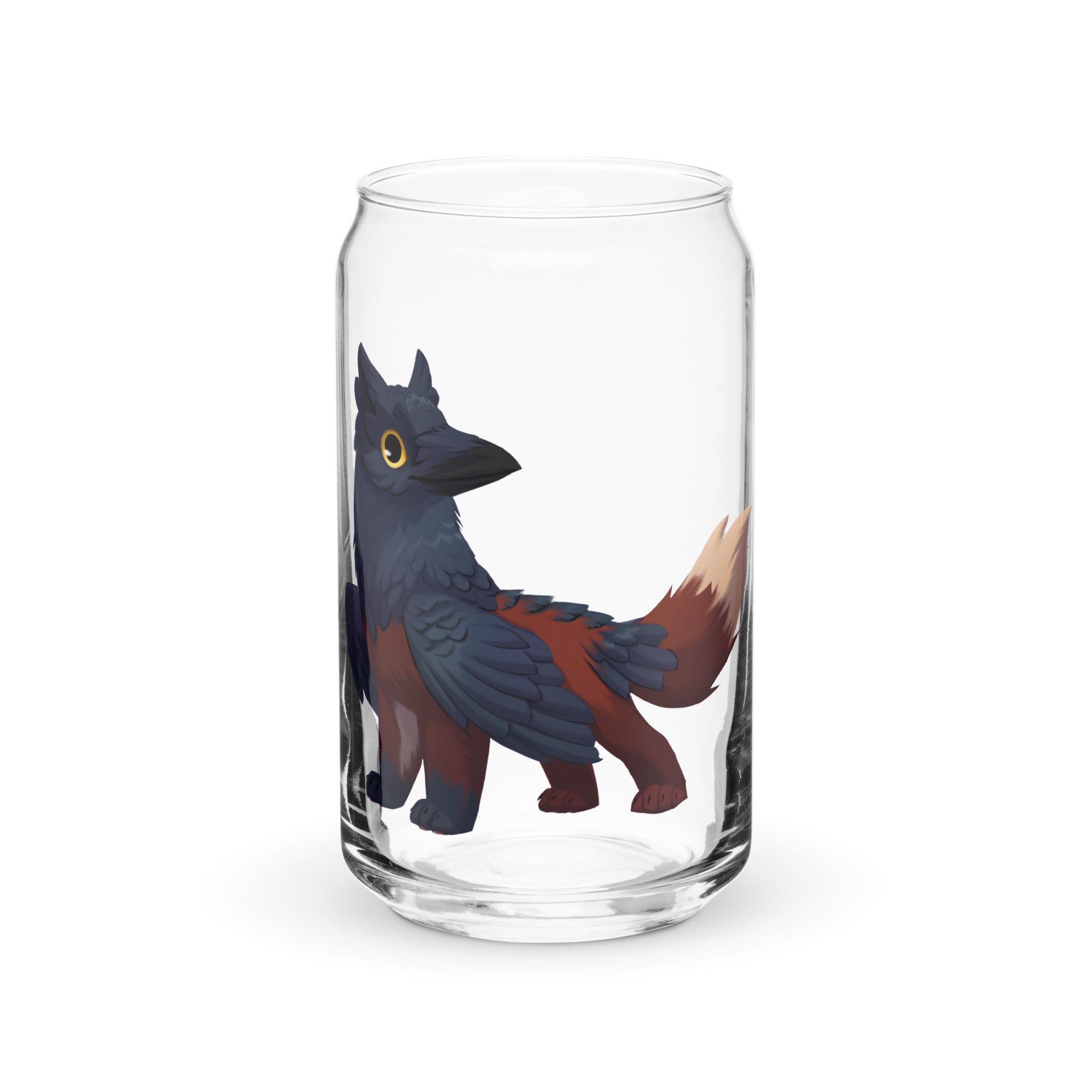 Alert Pit Can Shaped Glass
