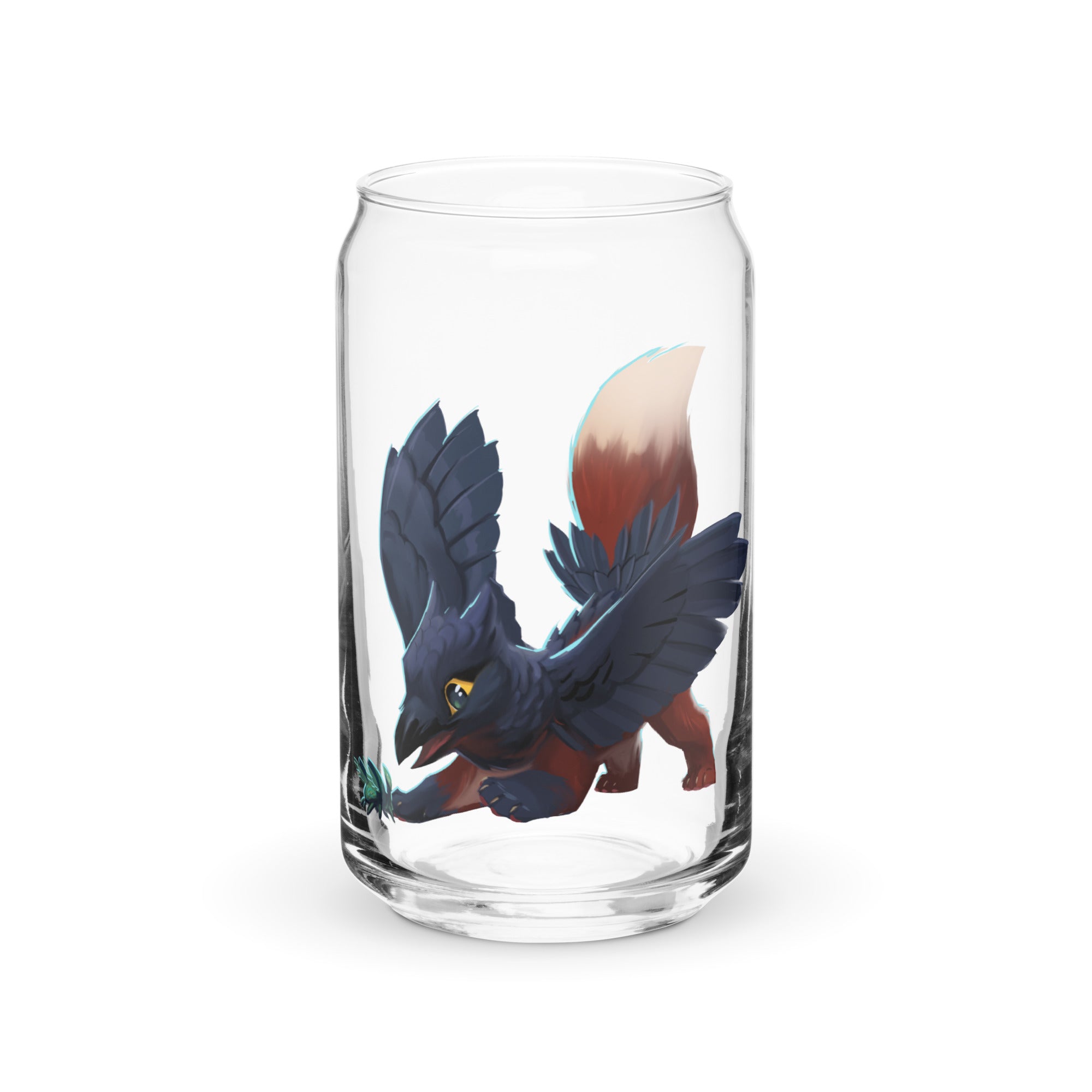Playful Pit Can Shaped Glass
