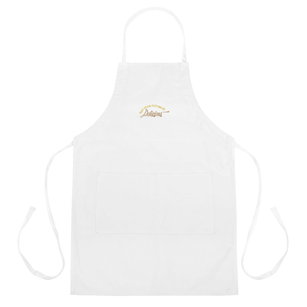 May Your Future Be Delicious Embroidered Apron