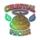 Celestial Feces Holographic Sticker