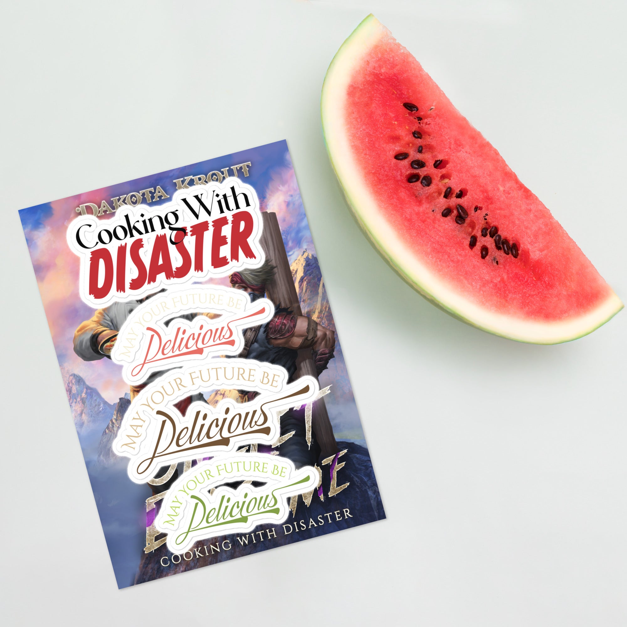 Cooking with Disaster Sticker sheet