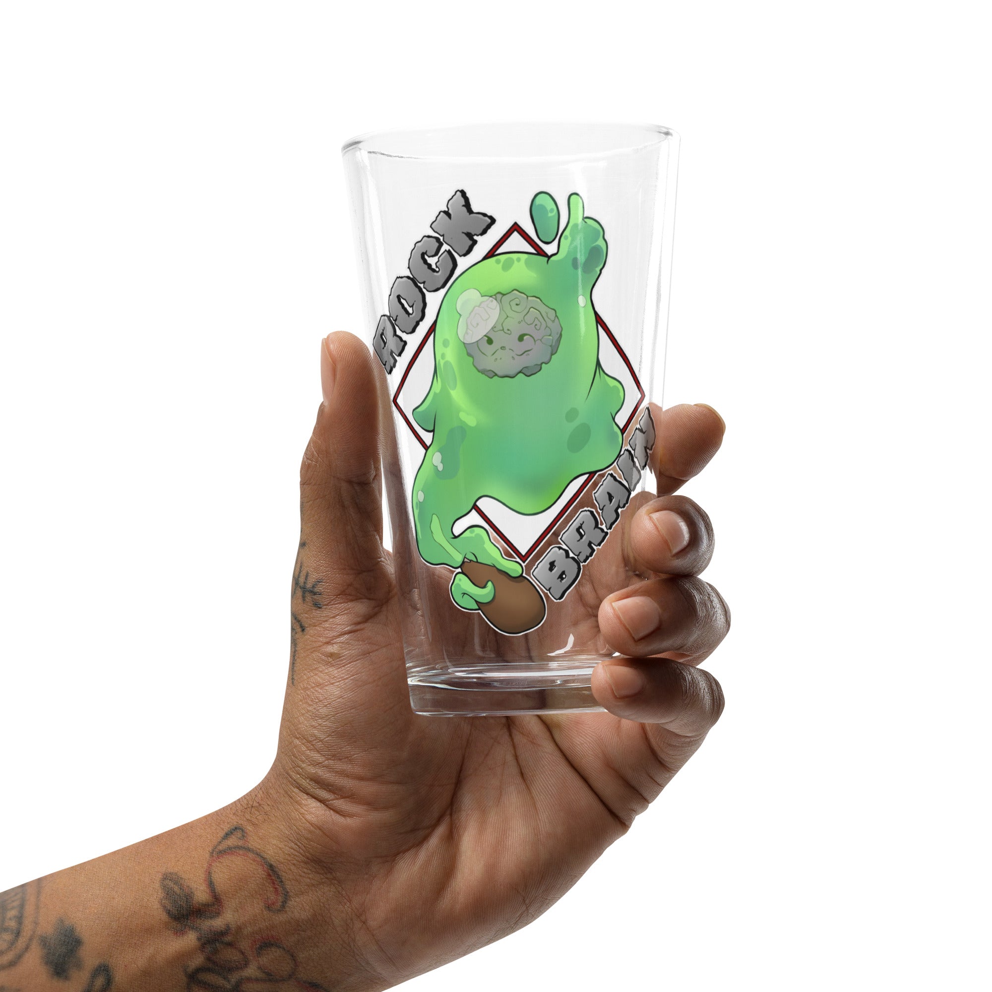 Blobby Shaker pint glass