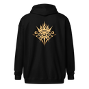 Unbound Unisex zip hoodie with embroidery