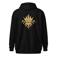 Unbound Unisex zip hoodie with embroidery