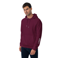 Fievil Raglan Hoodie with Embroidered Sleeve
