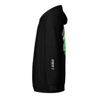 Blobby Heavy Blend Zip Hoodie With Embroidered Sleeve