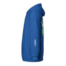 Blobby Heavy Blend Zip Hoodie With Embroidered Sleeve