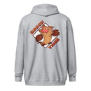 Fievil Heavy Blend Zip Hoodie with Embroidered Sleeve
