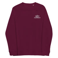 All Choices Have Consequences Embroidered Organic Raglan Sweatshirt