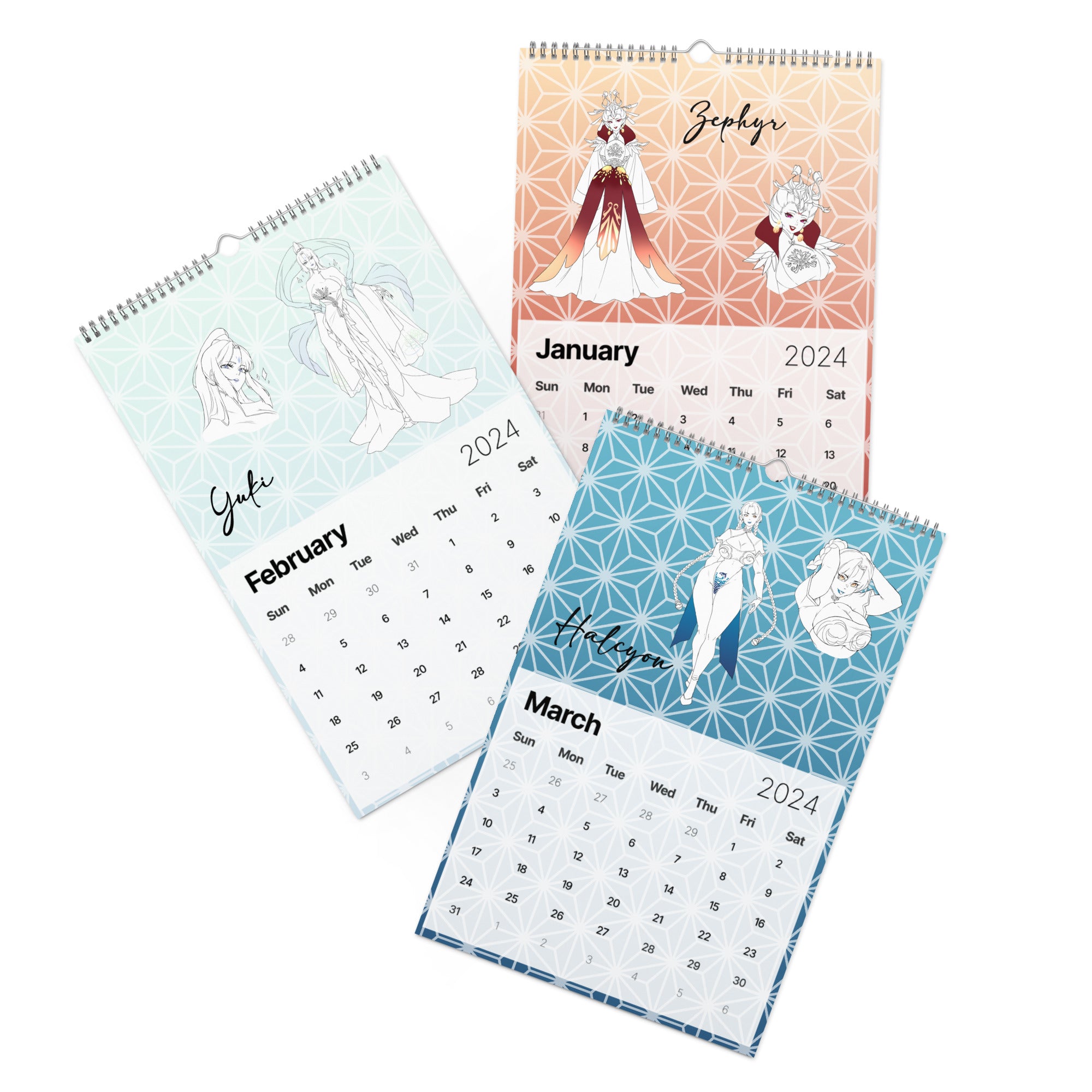 The Powerful Women of Artorian's Archives 2024 Wall Calendar