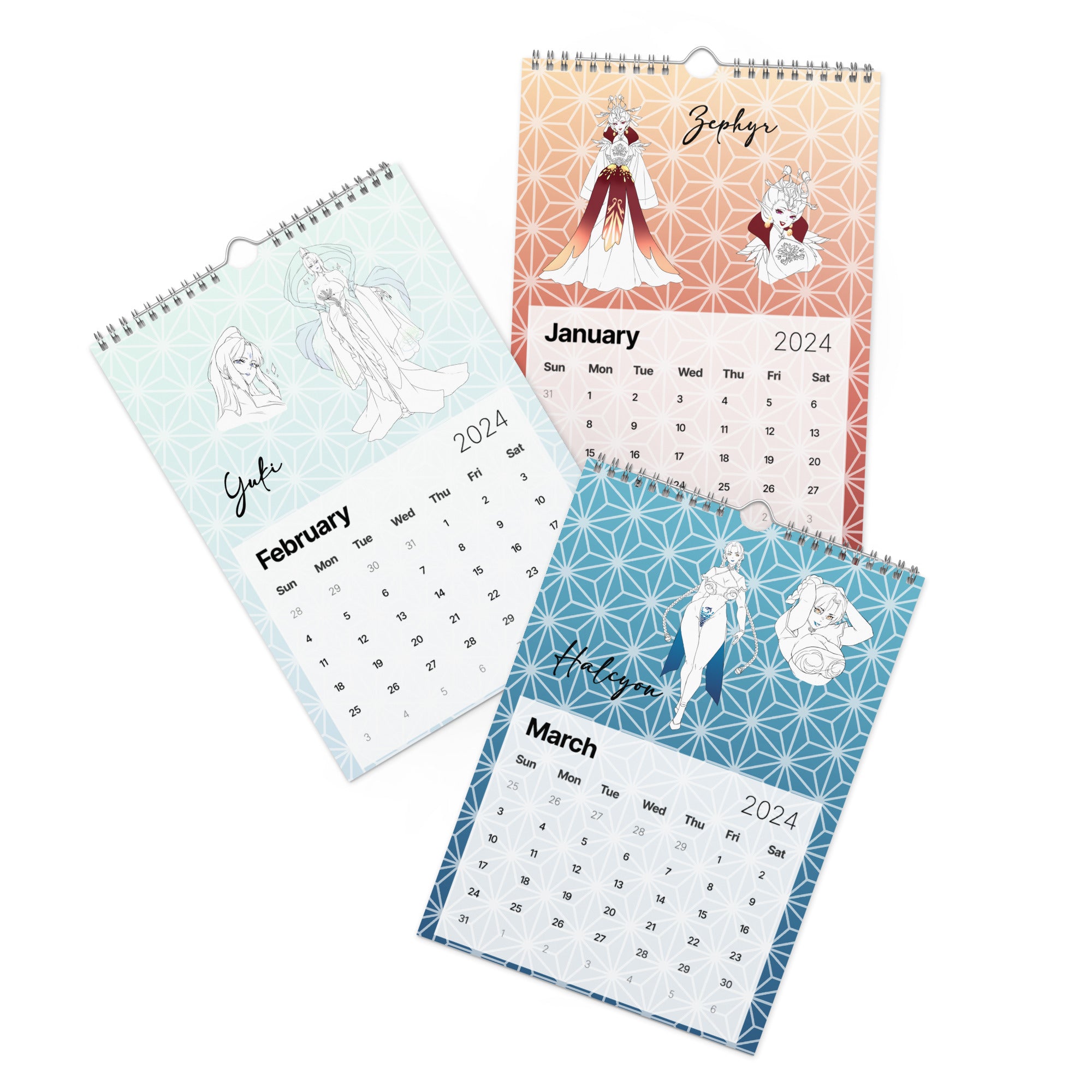 The Powerful Women of Artorian's Archives 2024 Wall Calendar