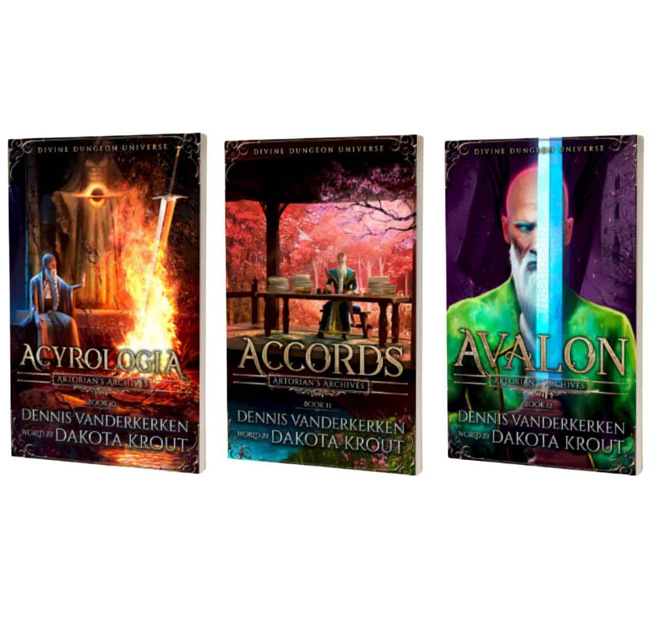 Artorian's Archives Signed Paperback Set (Books 10, 11, 12)