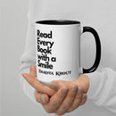 Read Every Book with a Smile mug