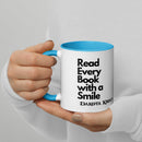 Read Every Book with a Smile mug