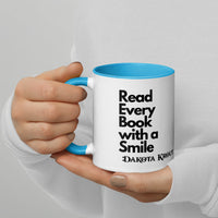 Read Every Book with a Smile mug