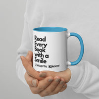 Read Every Book with a Smile mug