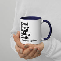Read Every Book with a Smile mug