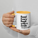 Read Every Book with a Smile mug