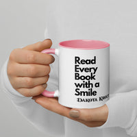Read Every Book with a Smile mug