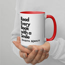 Read Every Book with a Smile mug