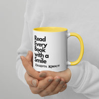 Read Every Book with a Smile mug