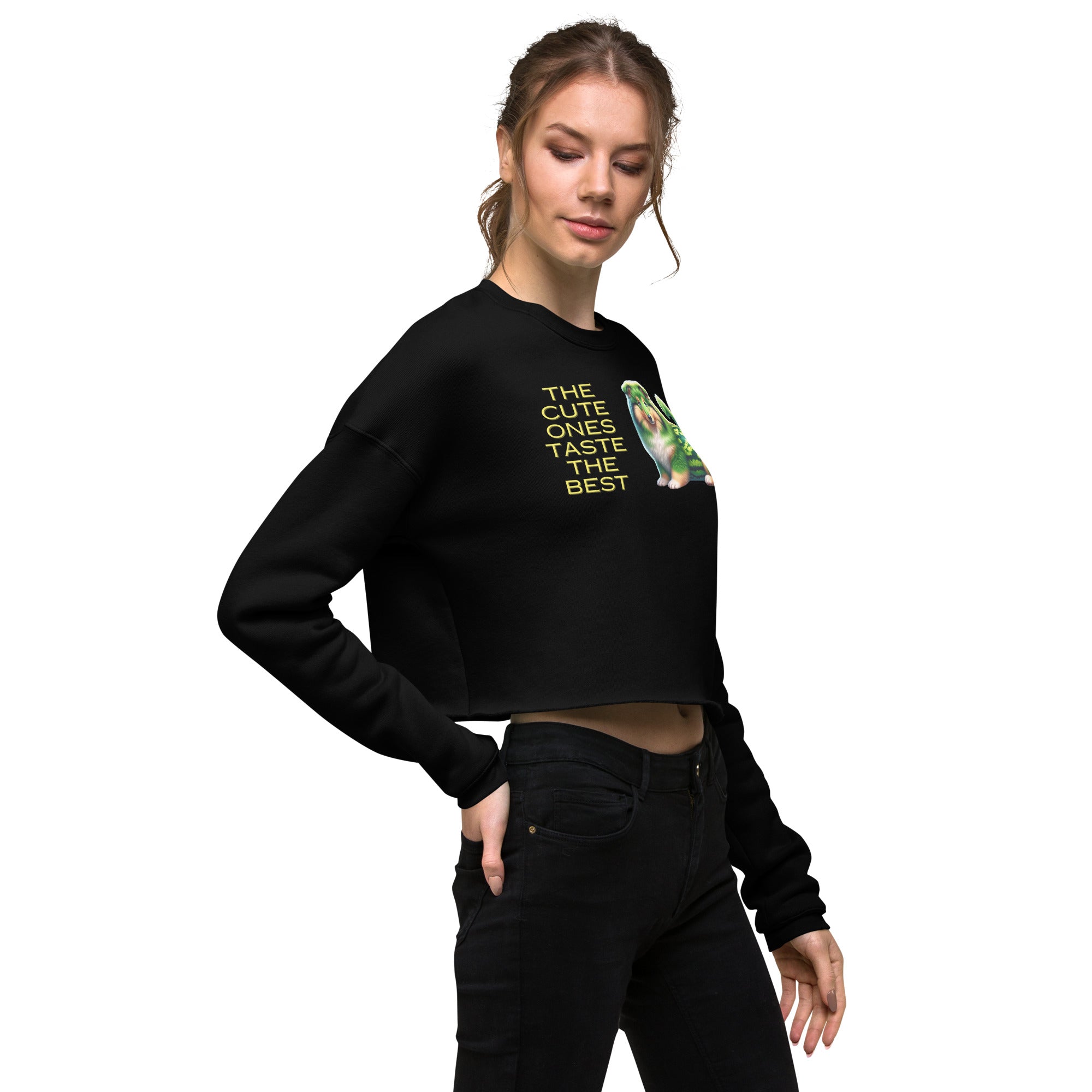 Melon Collie Crop Sweatshirt