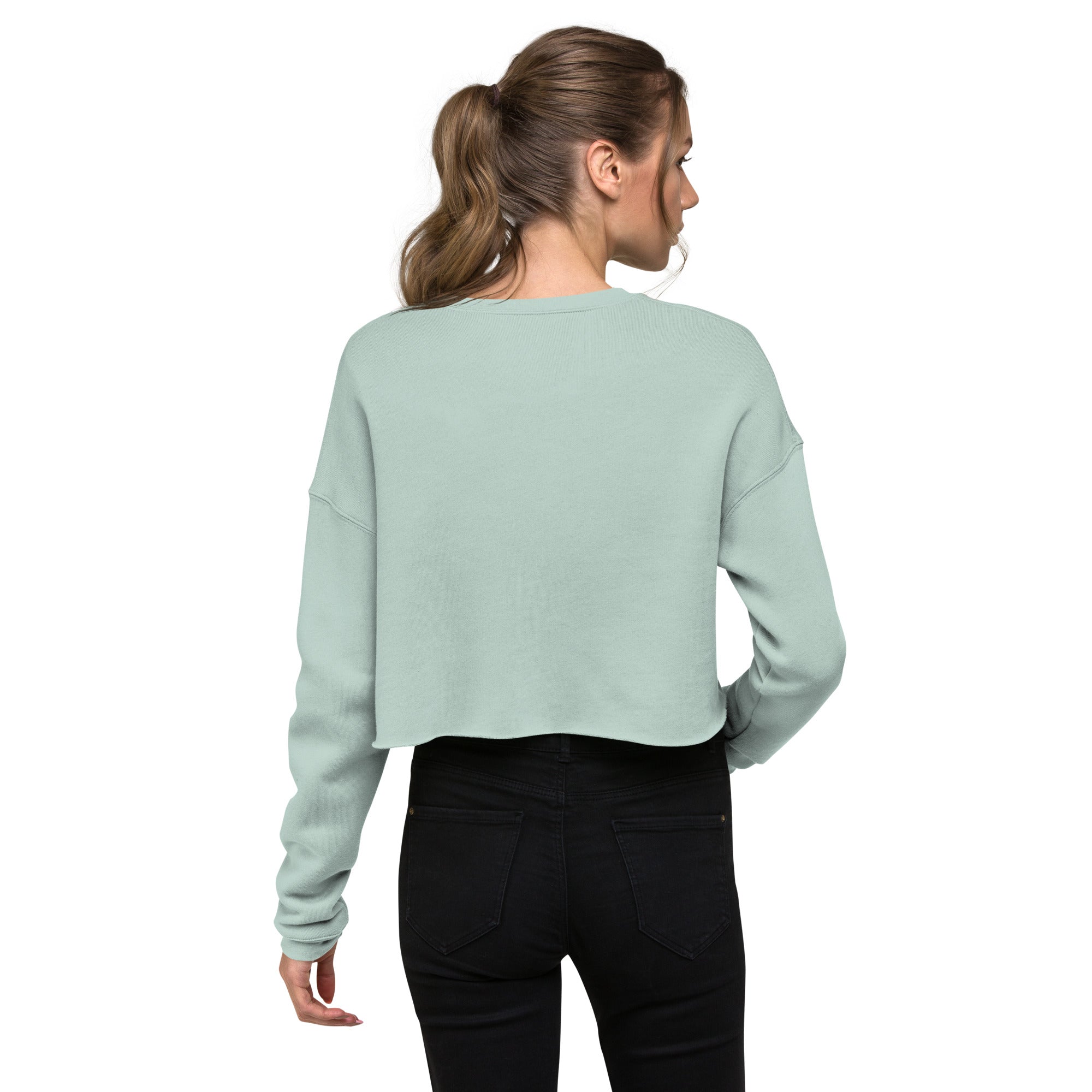 Melon Collie Crop Sweatshirt